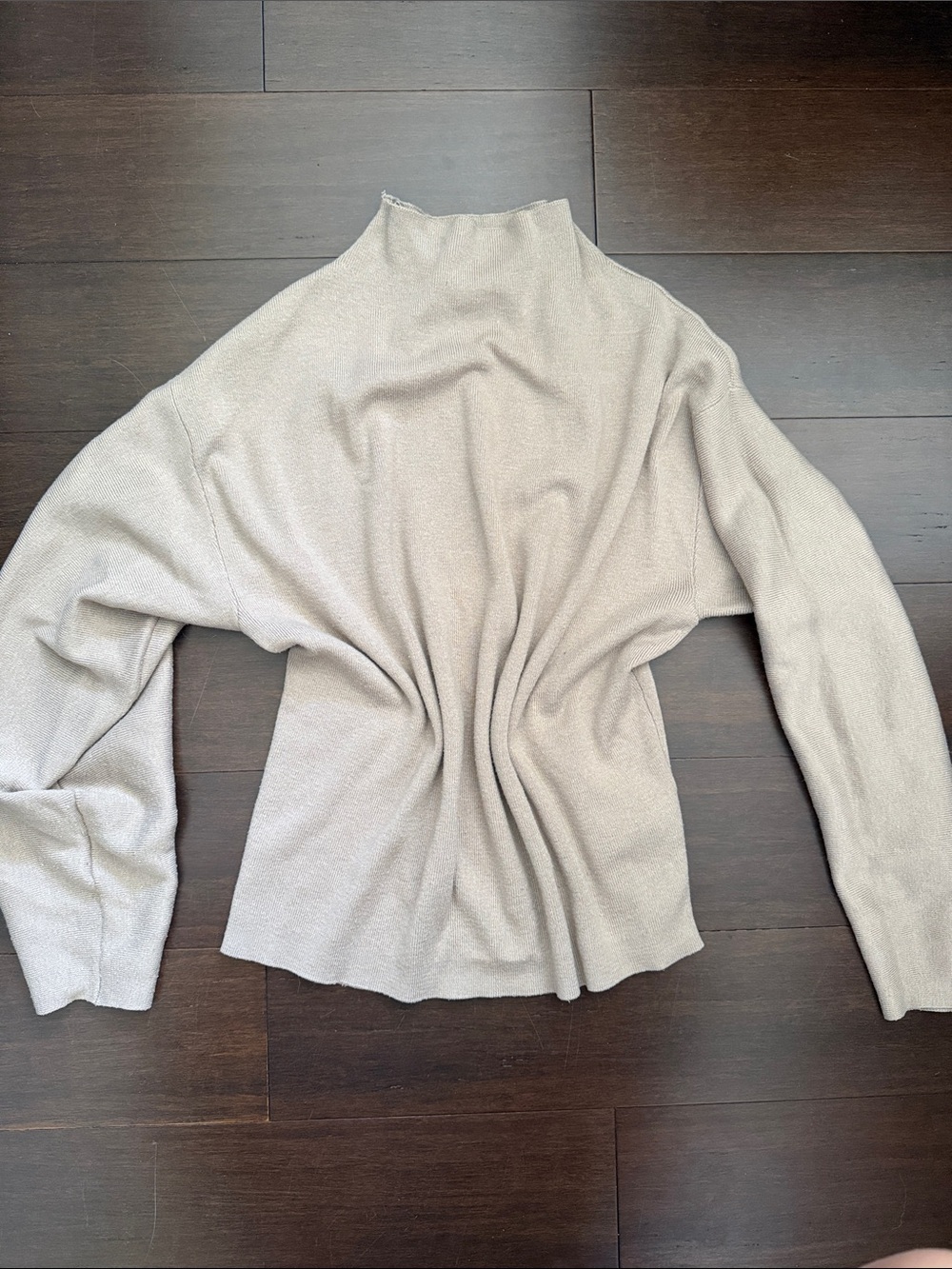 H&M Light Beige Mock Neck Women’s Sweater